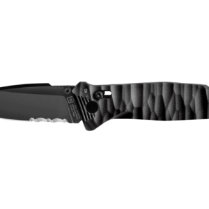 couteau cac s200 serration manche g10 toxifie noir en boite technique