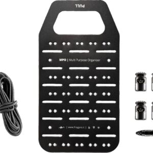 poignee 4x3 pour panneau organisateur polyvalent noir