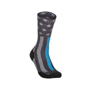 chaussettes sock & awe crew thin blue line