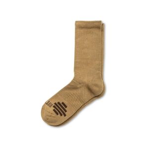 chaussettes duty ready + merino crew us dark coyote 5.11