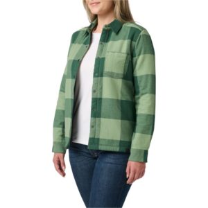 veste polaire louise vert check 5.11