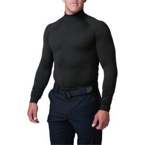 tee shirt mock neck ls noir (019) 5.11