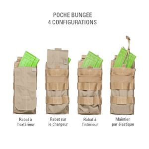 porte chargeur mp5 bungee simple