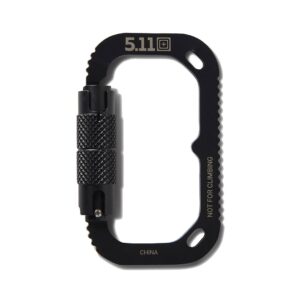 mousqueton 5.11 hardpoint l3 locking noir – sécurisé et compatible molle