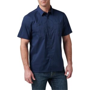 chemisette de travail landen bleu pacific navy 5.11