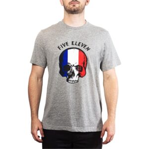 t shirt patriotic skull tee france gris (016) 5.11