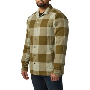 veste chemise polaire seth field green check 5.11