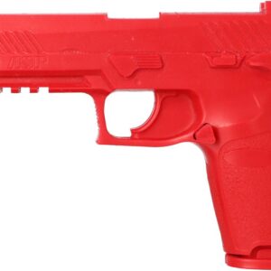 red gun m17 w/ 2 drop out magazines (factice)