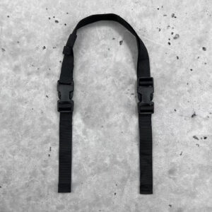 d ring headrest post "top" side release buckle sewn mounting straps