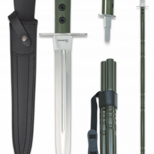 DESTOCKAGE - Epieu Lance chasse Albainox démontable. Étui