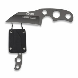 DESTOCKAGE - Couteau K25. Revêtu en titane. Kydex