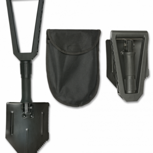 DESTOCKAGE - Pelle de survie. Noire. 58 cm