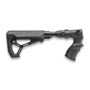 DESTOCKAGE - CROSSE RÉTRACTABLE ET PLIANTE TYPE M4 FAB DEFENSE AGRF 870 FK SB POUR REMINGTON 870 - NOIRE