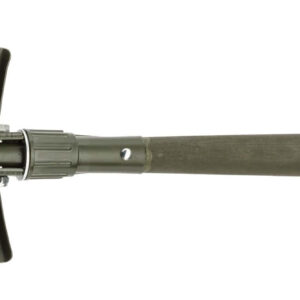 pelle pliante manche bois housse vert sturm militaire