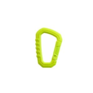 mini carabiner neon jaune