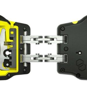 menottes ultra plus hinge identif acier jaunes 1 pawl (yellow tactical)