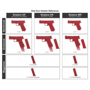 red gun shadow mr (g19) w/ drop out magazine (factice)