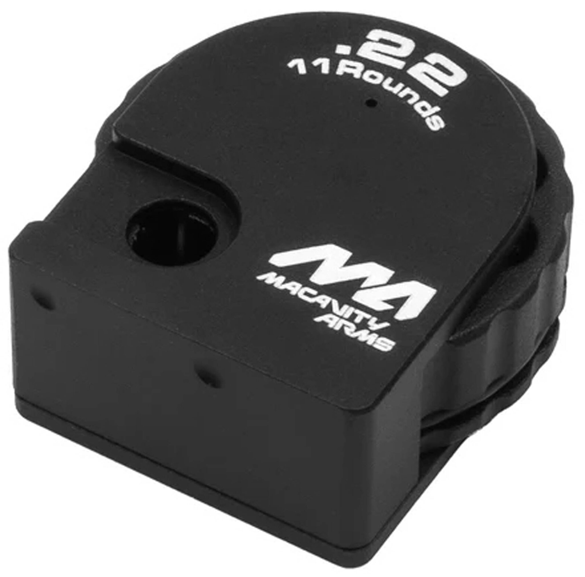 Chargeur rotatif Macavity MA2 — détail du corps polymère