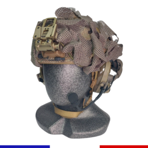 couvre casque type filet pour tout casque couleur multispot