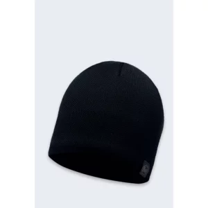 bonnet knitted & polar (buff) noir
