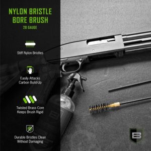 28 gauge nylon bristle bore brush