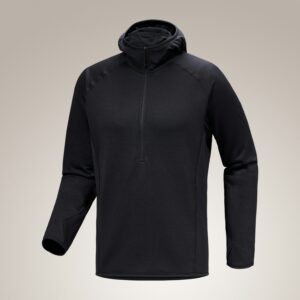 delta ar half zip hoody black xl