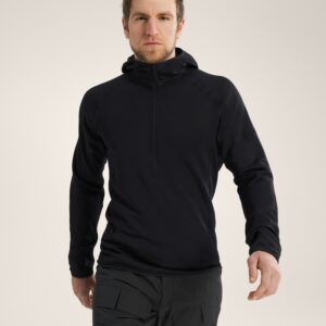 delta ar half zip hoody wolf s