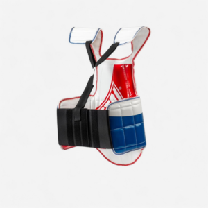 rivolier plastron reversible multiboxe rouge/bleu taille 3