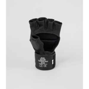 metal boxe mitaines gants d'entrainement combat libre noir sr — taille senior