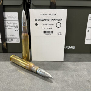 ruag sm 12,7x99 browning training sx 644 gr boite de 10 cartouches