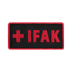 patch velcro ifak red