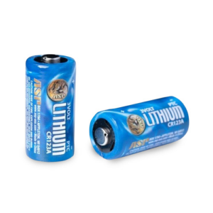 100 piles lithium cr123a (presentoir fourni)