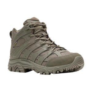 merrell chaussure intervention moab 3 mid tactical wp vert olive — pointure 40
