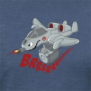 tee shirt drumhog blend indigo (418) magpul