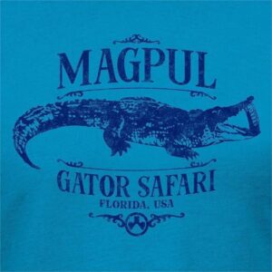 tee shirt gator safari coton bleu magpul