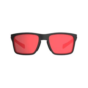 lunettes de soleil rider eyewear black frame polarized gray red mirror magpul