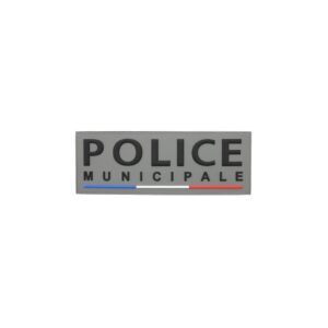 abilis – patch police municipale pectoral 10 x 3.5 cm