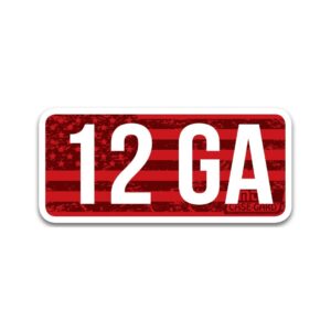 cl autocollant calibre 12 ga (8) mtm case gard