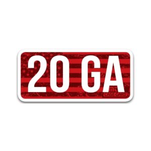 cl autocollant calibre 20 ga (8) mtm case gard
