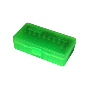 boite de munitions p50 38 16 50 coups 38 357 vert mtm...