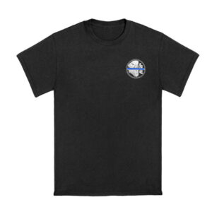 blue line tee shirt "coton" s