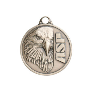 key return system eagle, round (nickel silver)