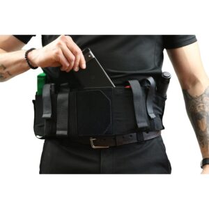 ceinture élastique discrète polyvalente & holster glock 17 radar 1957