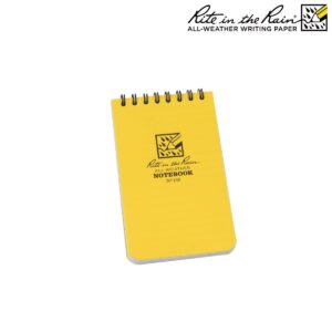 calepin jaune 7.6x12.7 rite in the rain