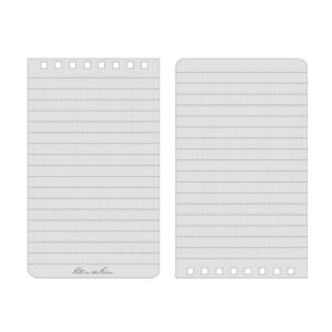 top spiral notebook 4x6 inch gris rite in the rain