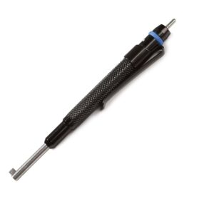 blue line clip handcuffs key