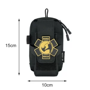 trd ifak textile vide avec molle 15x8x20 cm 500d nylon ranger green