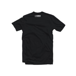 tee shirt noir logo smh secourisme en milieu hostile