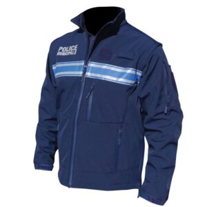 abilis – ubas police municipale col zip bleu marine b gitane manches amovible…