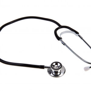 stethoscope first + double pavillon